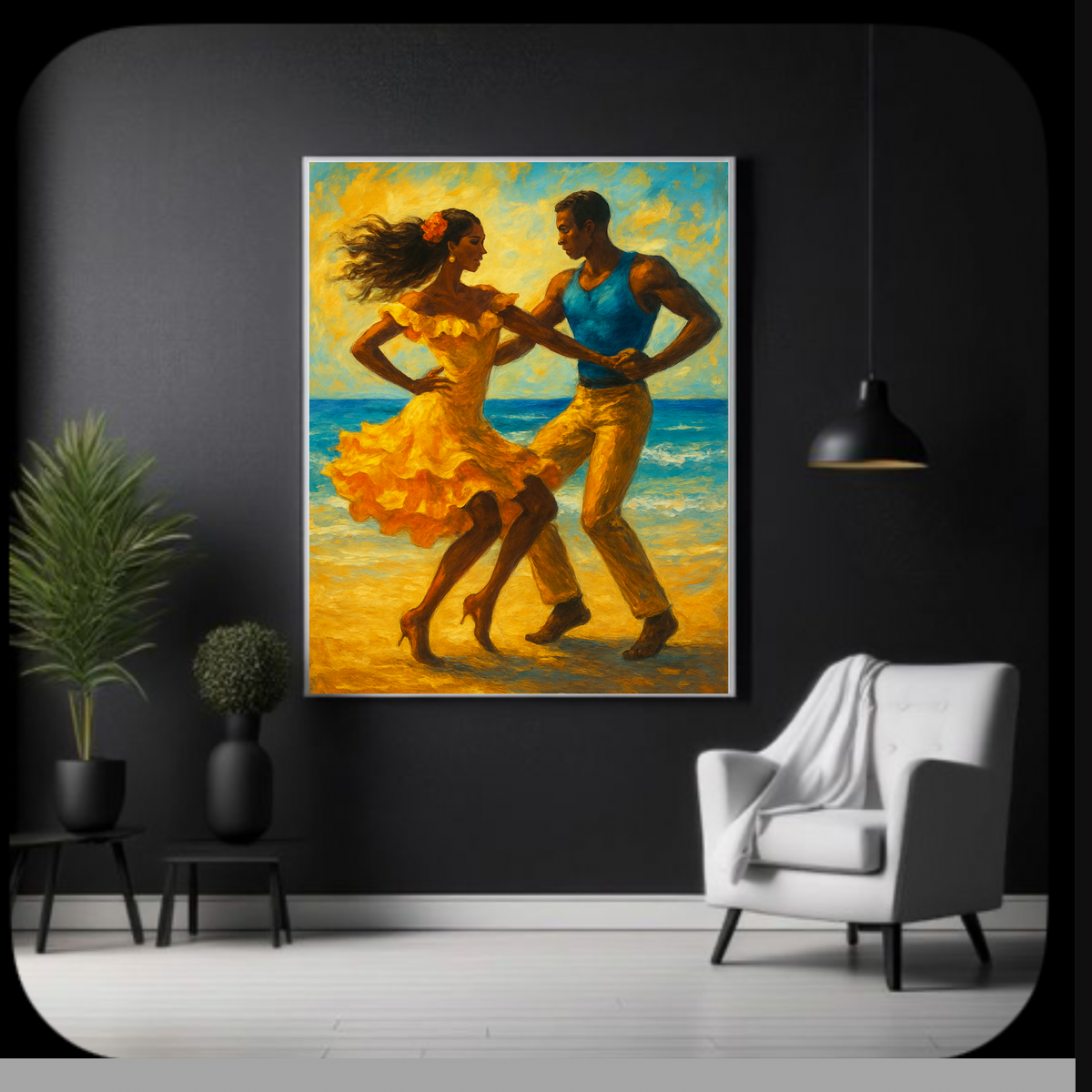 Modern Abstract Art Print – Canvas Wall Decor