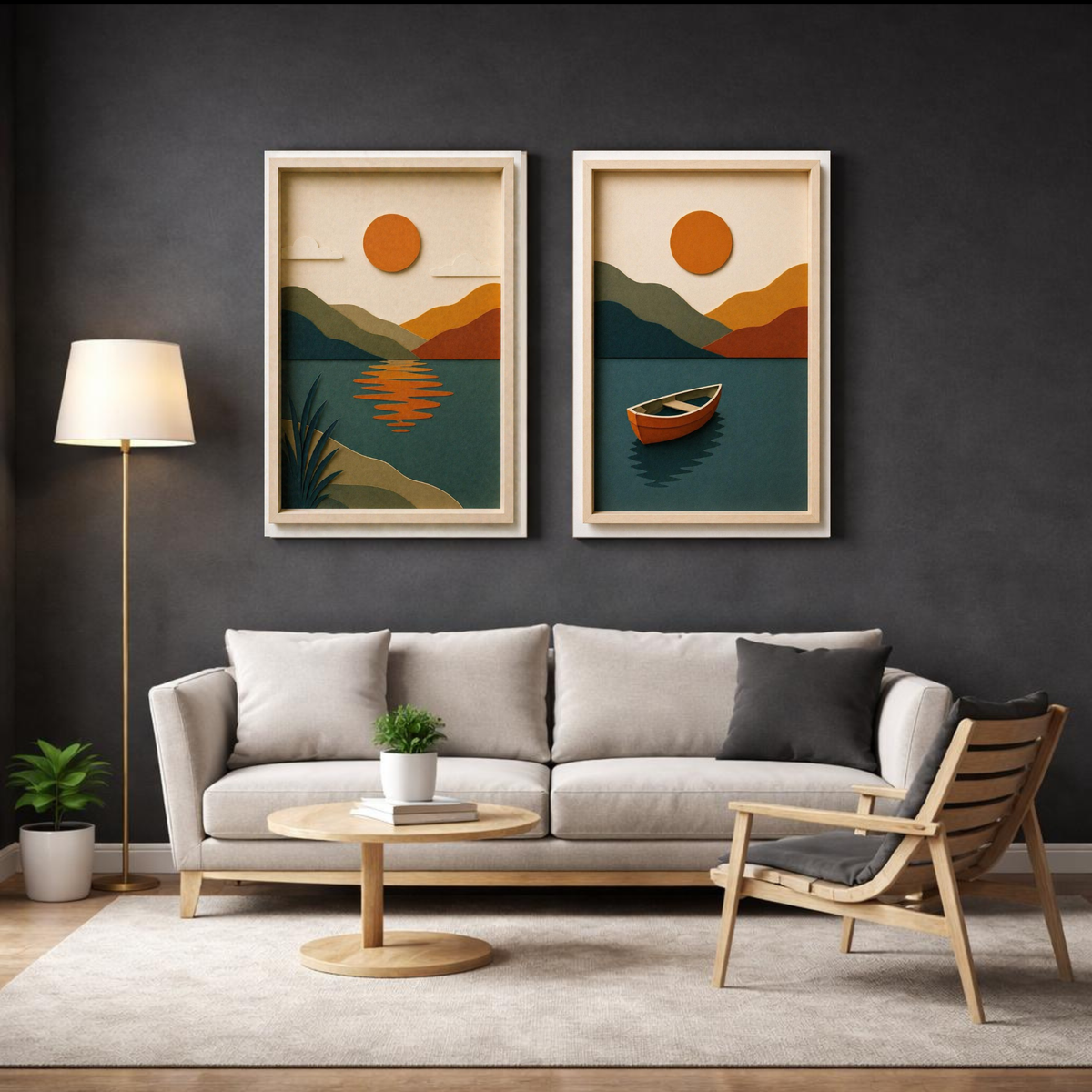 10-Piece Nature-Inspired Wall Art Bundle | Sunset & Coastal Printable Gallery Set | Instant Digital Download | 10 Printable Artworks | 4 Sizes Included