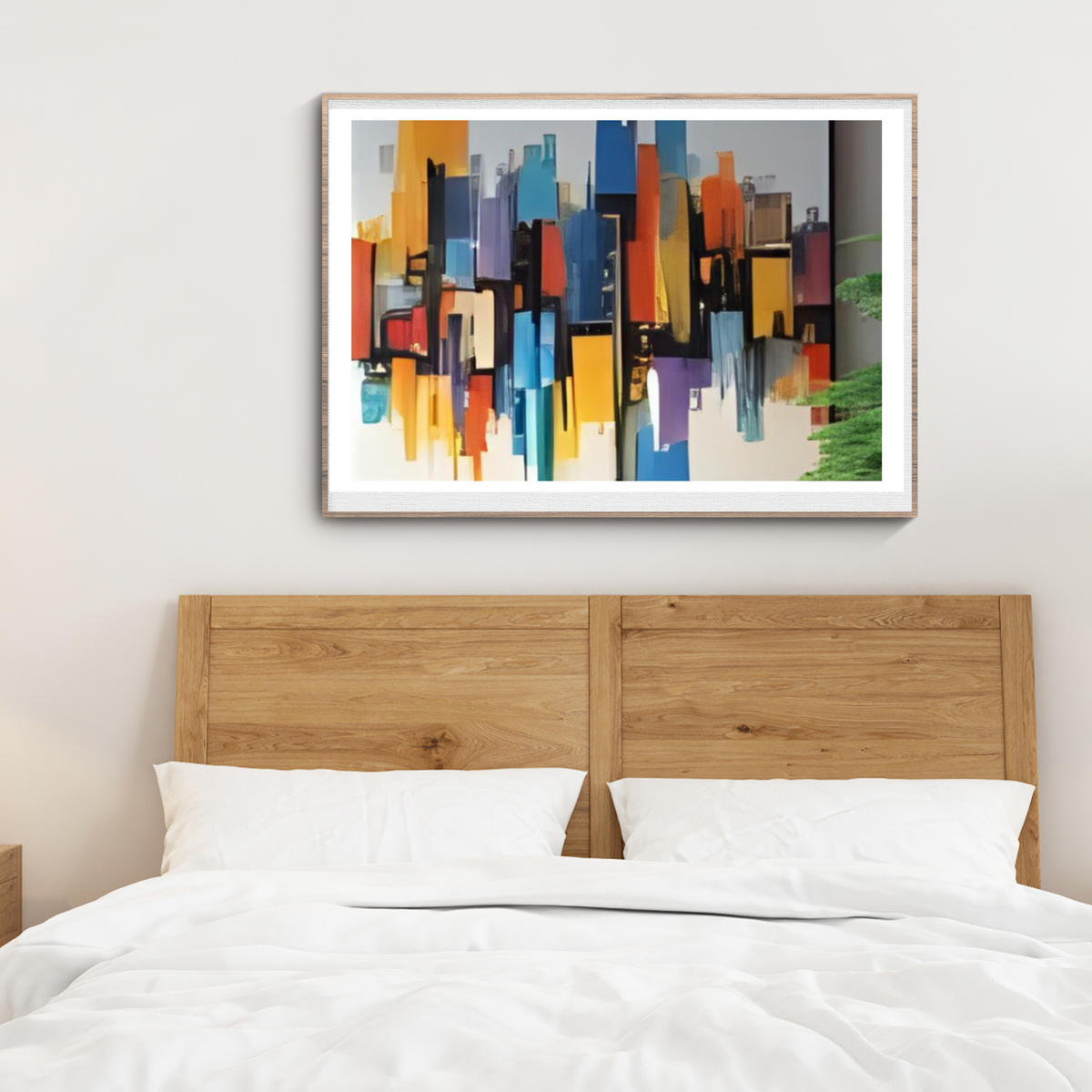 Abstract Multi-Colored Wall Art – 2-Piece Digital Landscape Set (Instant Download, 3 Sizes)