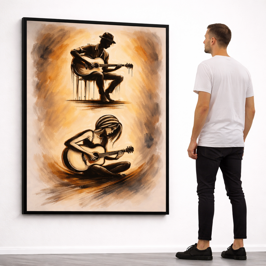 Modern Music Wall Art Set of 3 | Digital Prints | Instant Download