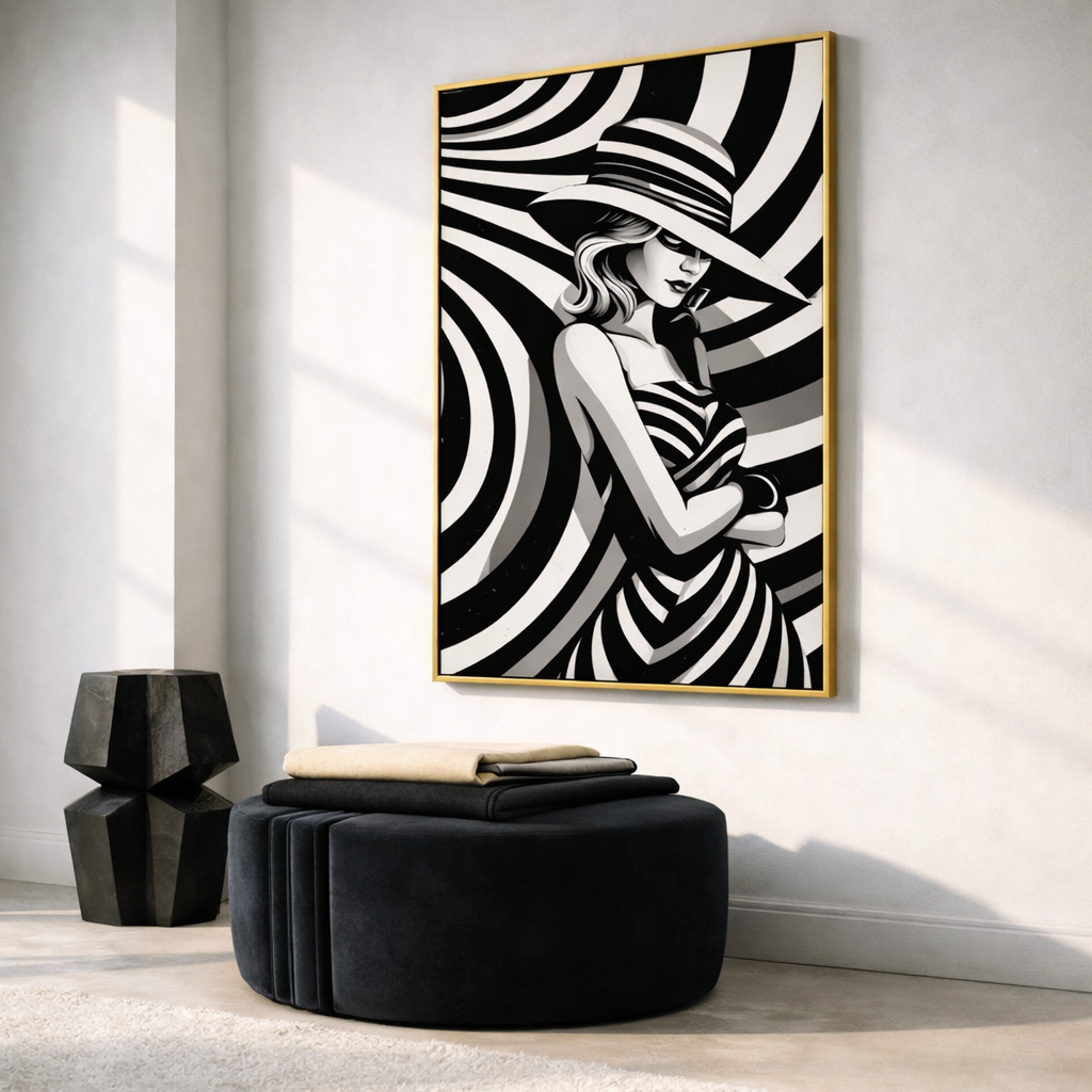 Modern Black and White Fashion Wall Art Set – Red Lip Glam Printable Decor – Chic Statement Digital Download (11x14, 16x20, 18x24, 24x36)