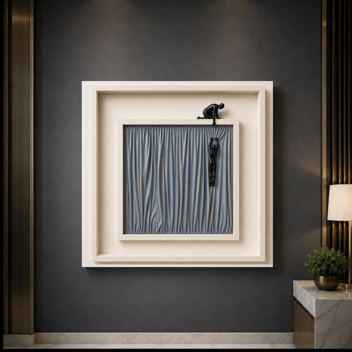 Curated Abstract Wall Art Collection – 10-Piece Luxury Square Gallery Set | Instant Digital Download
