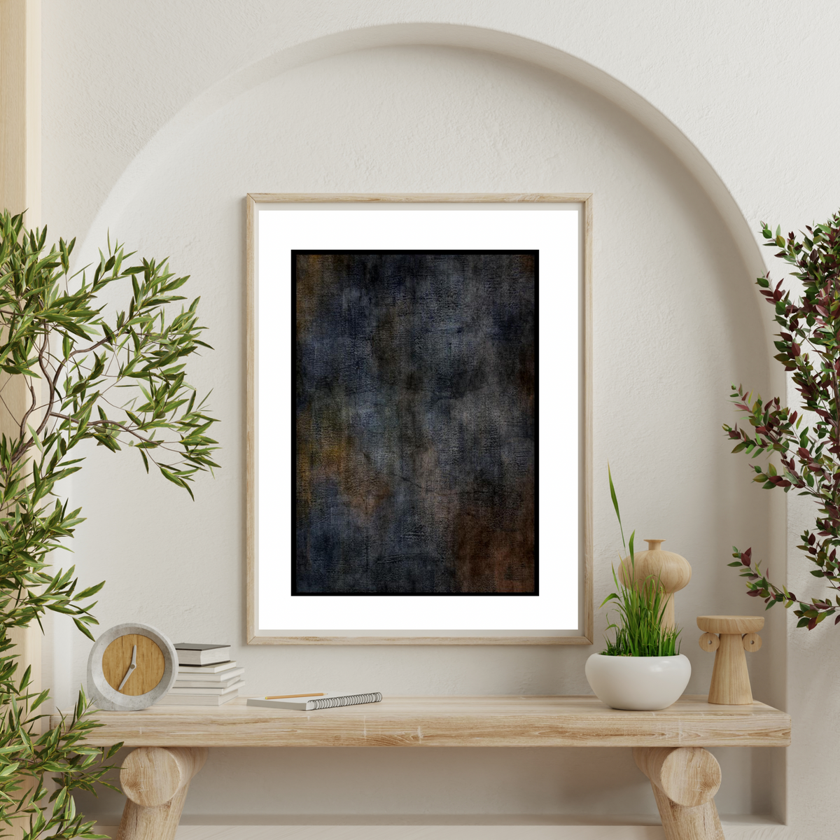 Vintage Earth-Toned Wall Art – 3-Piece Digital Download Set (16x20, 18x24, 24x36 Inches)