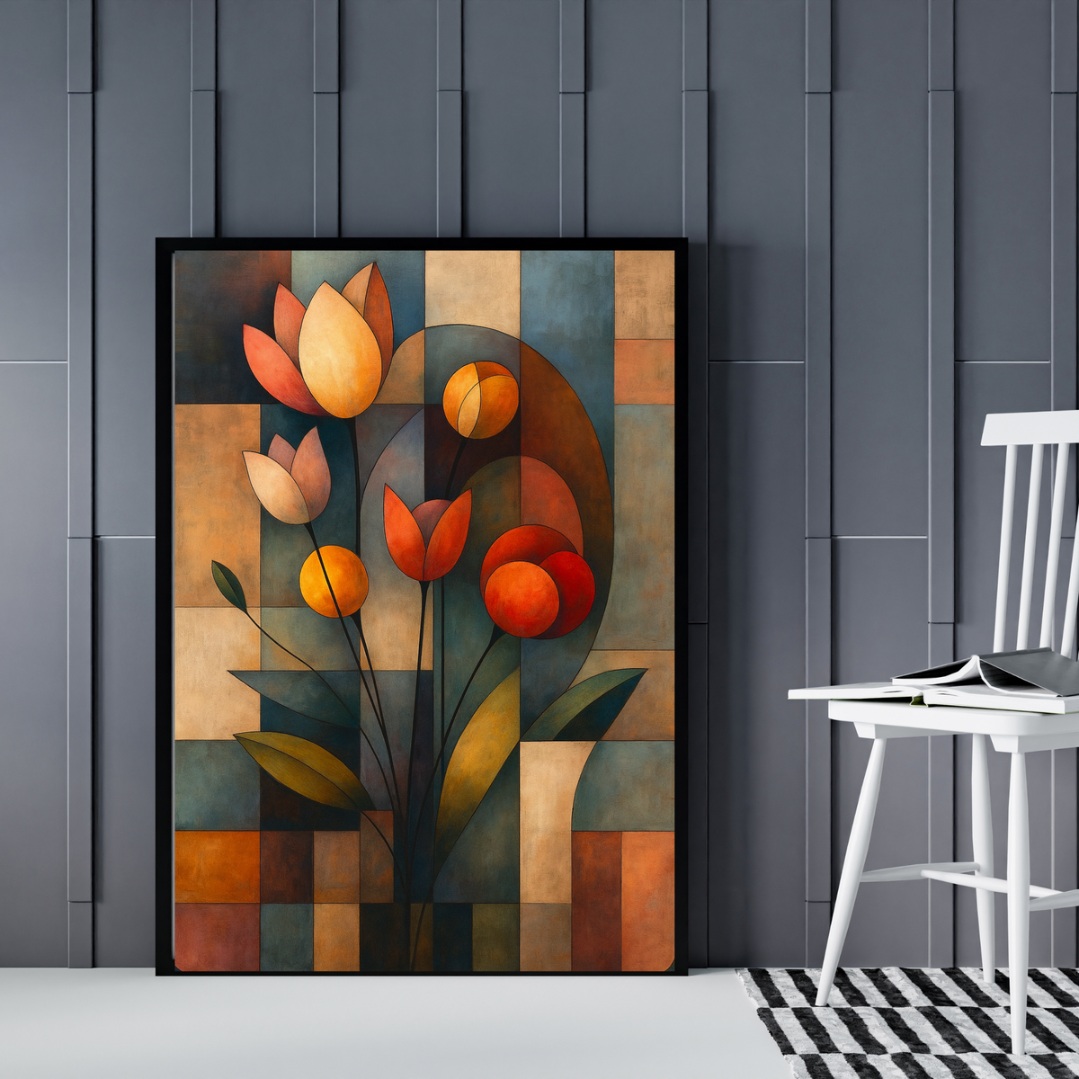 Vibrant Botanical Flower Wall Art Set of 3 – Digital Download Prints in Multiple Sizes (16x20, 18x24, 24x36)