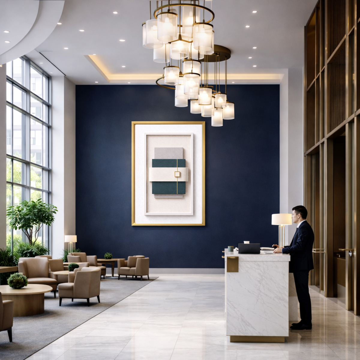 Luxury Sculptural Wall Art System (40-Piece Collection) – Cohesive Abstract Digital Download for Homes, Hotels, Airbnbs,         Offices & More