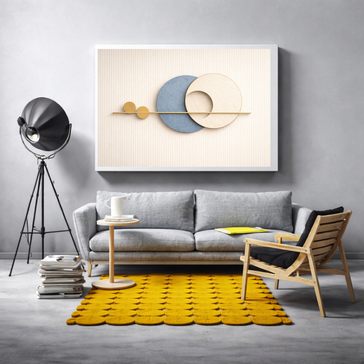 Full House Architectural Wall Art Collection – Light Blue Edition (40 Coordinated Prints)