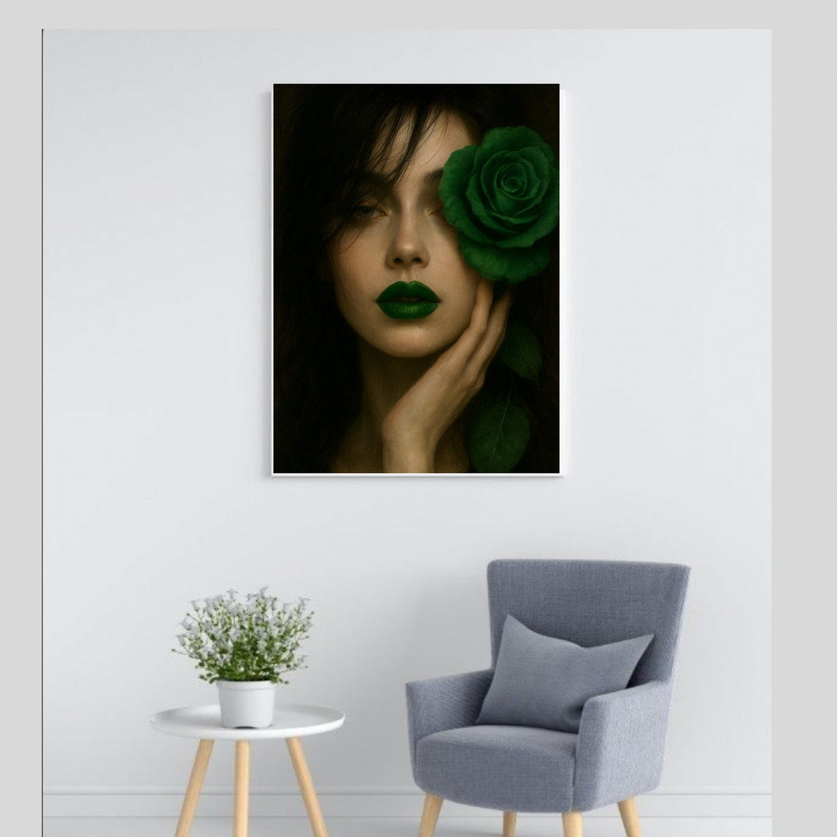 Fashion-Inspired Green Wall Art Set (2 Prints) – Instant Download, Print Today