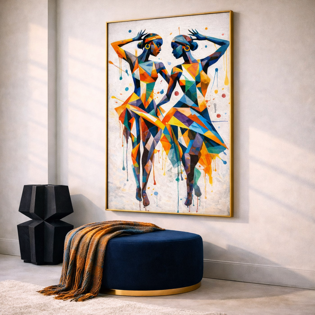 Afrocentric Music and Dance Wall Art Set – Vibrant African Inspired Printable Decor – Modern Cultural Digital Download (11x14, 16x20, 18x24, 24x36)