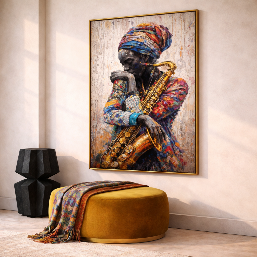 Afrocentric Music and Dance Wall Art Set – Vibrant African Inspired Printable Decor – Modern Cultural Digital Download (11x14, 16x20, 18x24, 24x36)