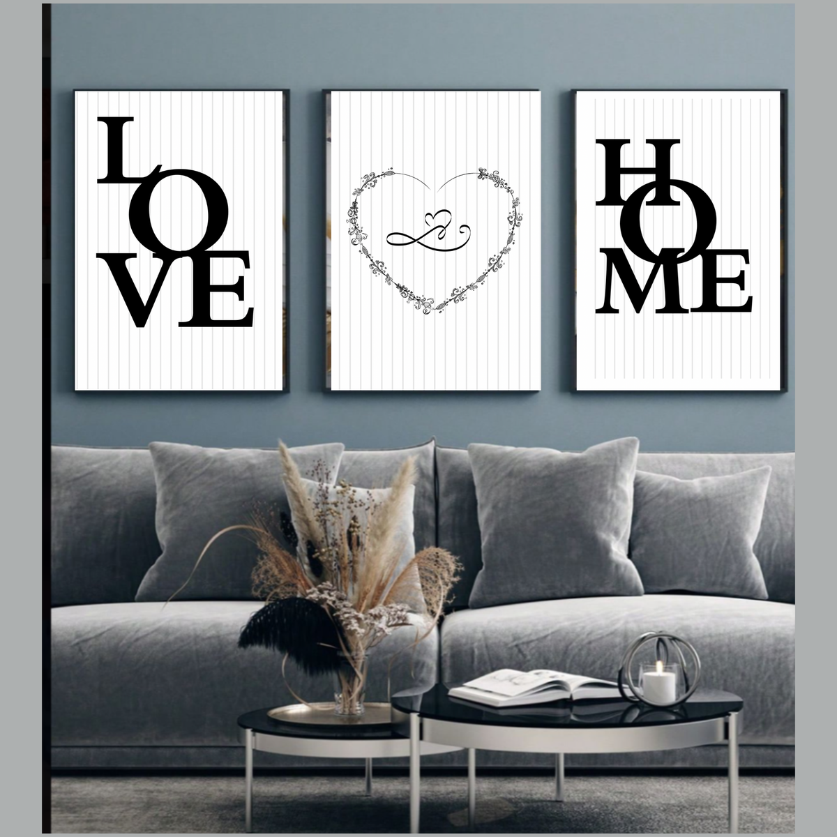 Modern Minimalist Quote Wall Art Set of 3 – Neutral Typography Prints for Living Room, Bedroom & Entryway (Digital Download, 9 Files)