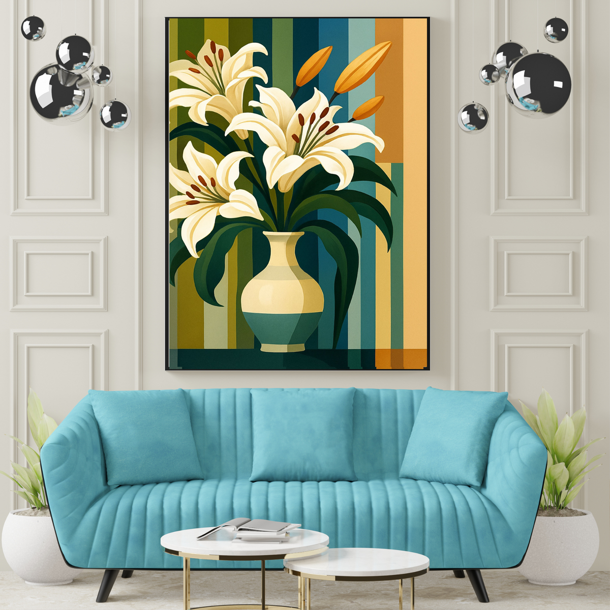 Botanical Floral Wall Art Set of 2 – Colorful & Soft Floral Digital Prints (16x20, 18x24, 24x36)
