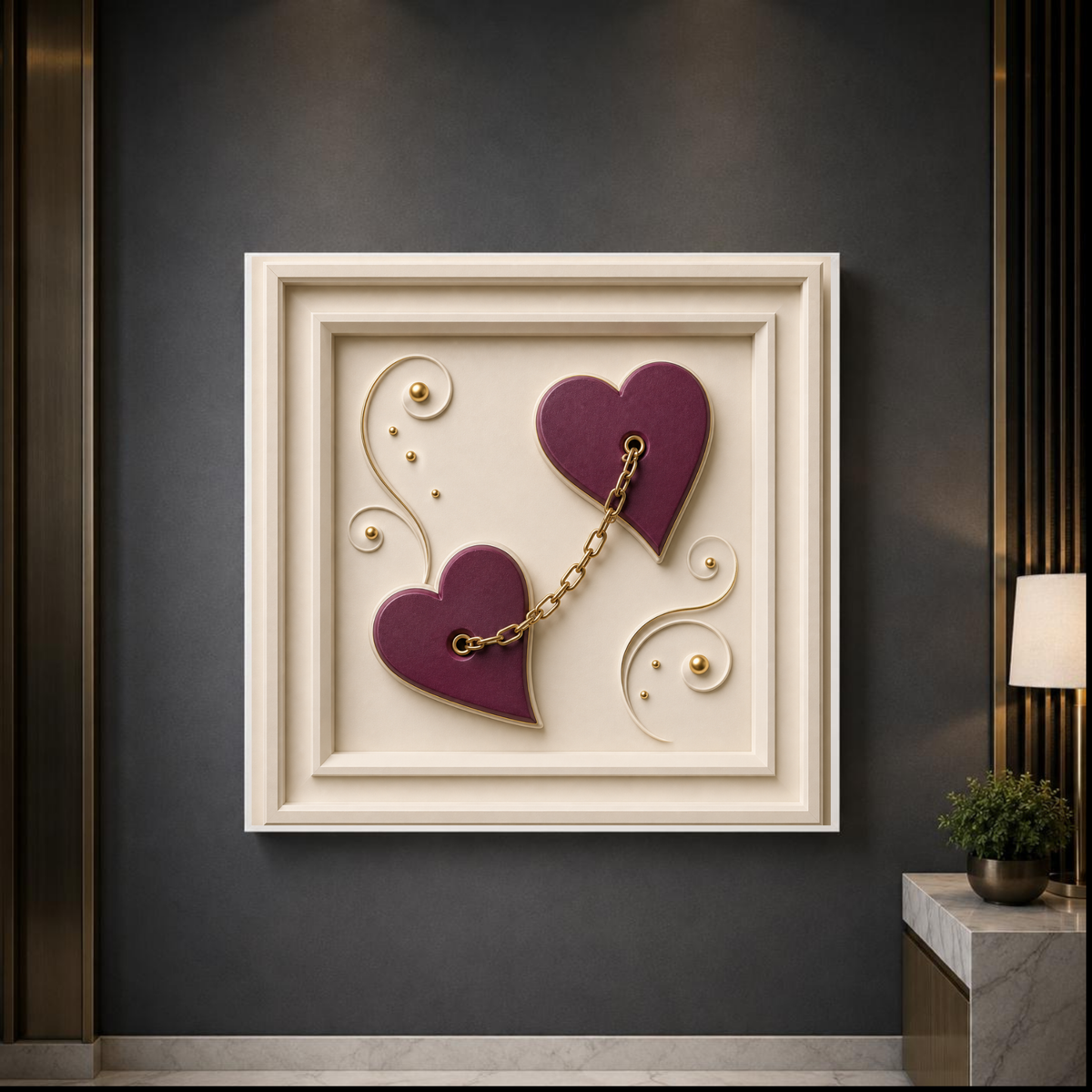 Set of 10 Abstract Heart Wall Art Prints | Modern Sculptural Love-Inspired Gallery Collection | Instant Download Digital Wall Art