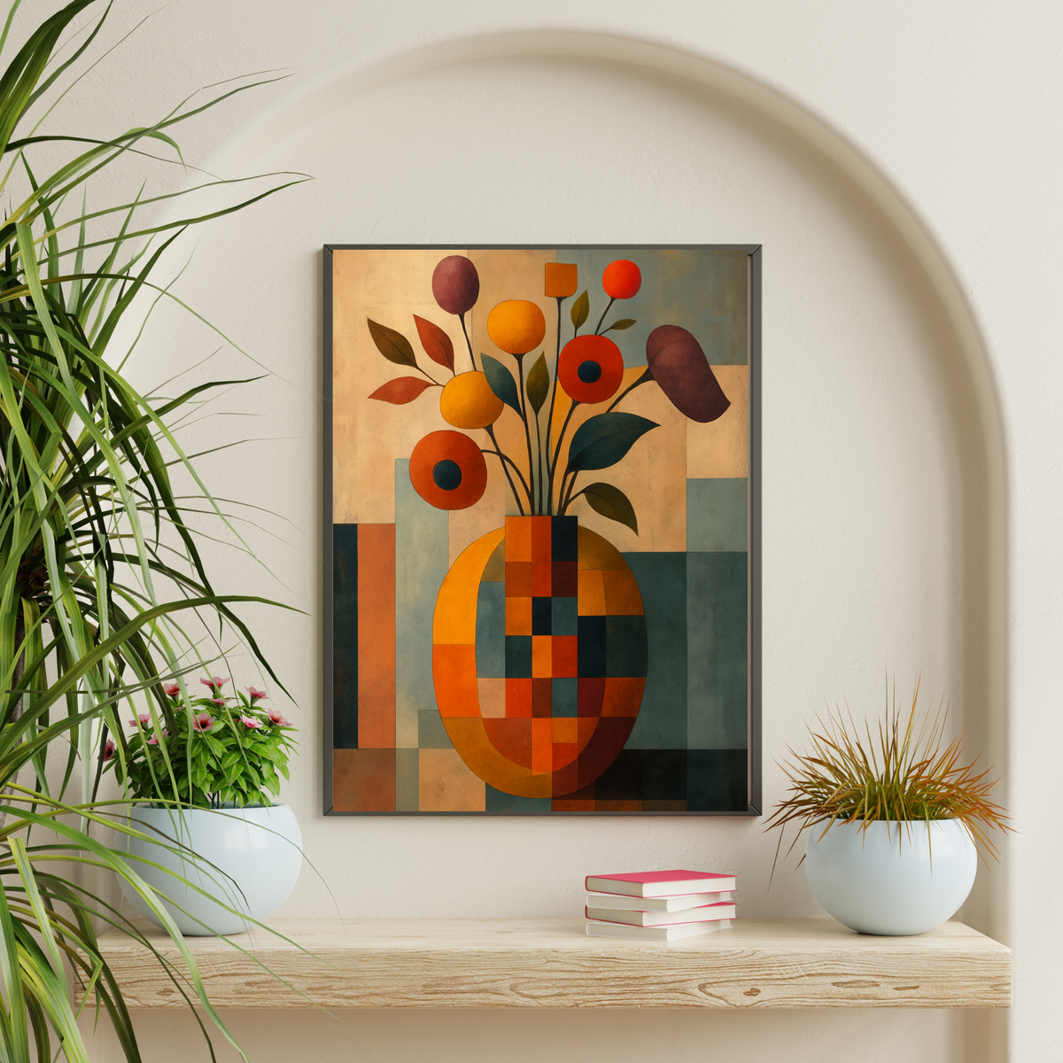 Vibrant Botanical Flower Wall Art Set of 3 – Digital Download Prints in Multiple Sizes (16x20, 18x24, 24x36)