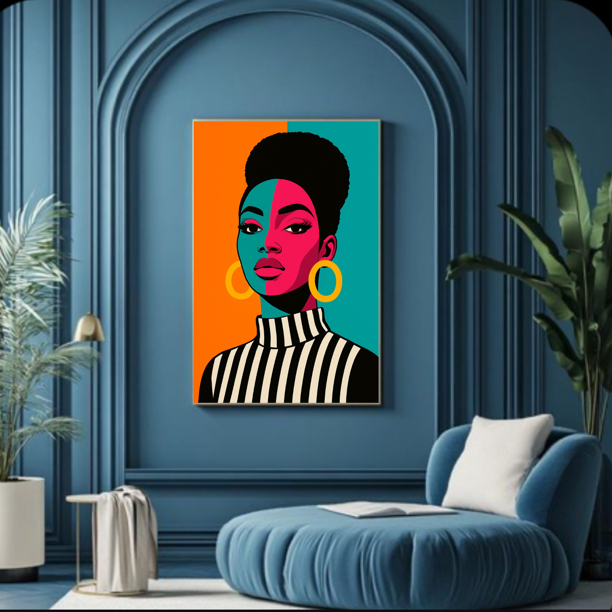 Vibrant Abstract Modern Canvas Art – Bold Colorful Wall Print
