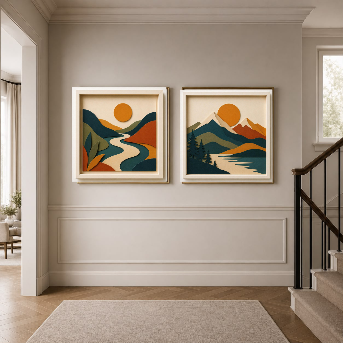 10-Piece Nature-Inspired Wall Art Bundle | Sunset & Coastal Printable Gallery Set | Instant Digital Download | 10 Printable Artworks | 4 Sizes Included