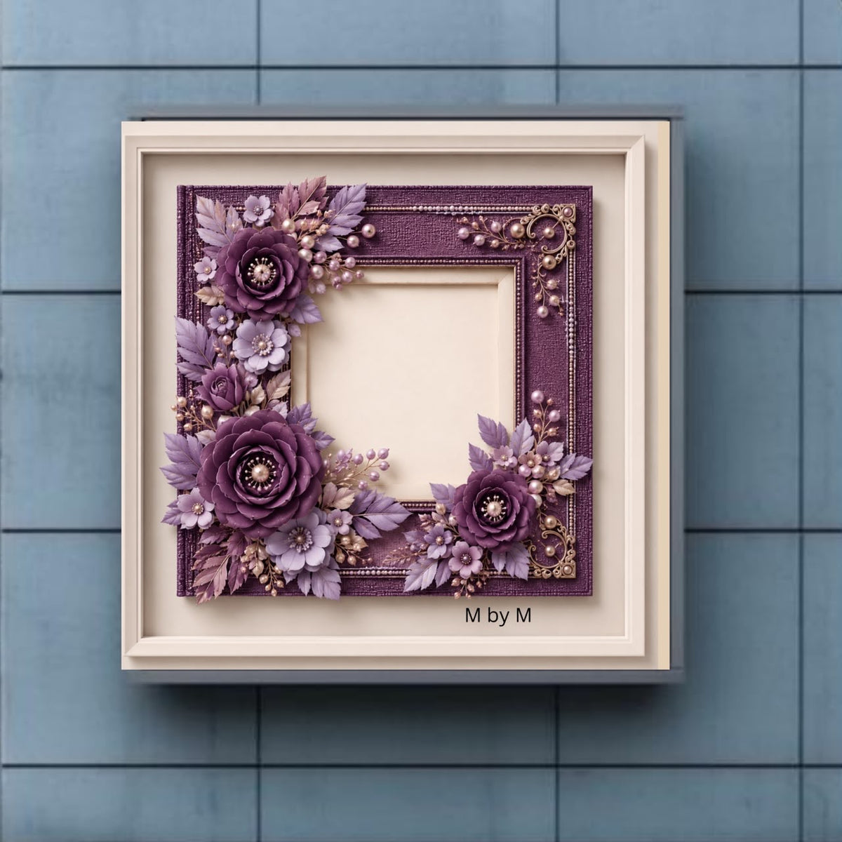 Luxury Sculptural Floral Wall Art Set of 10 | Unique Premium Square Botanical Gallery Collection | Modern Digital Download | 40 Printable Files