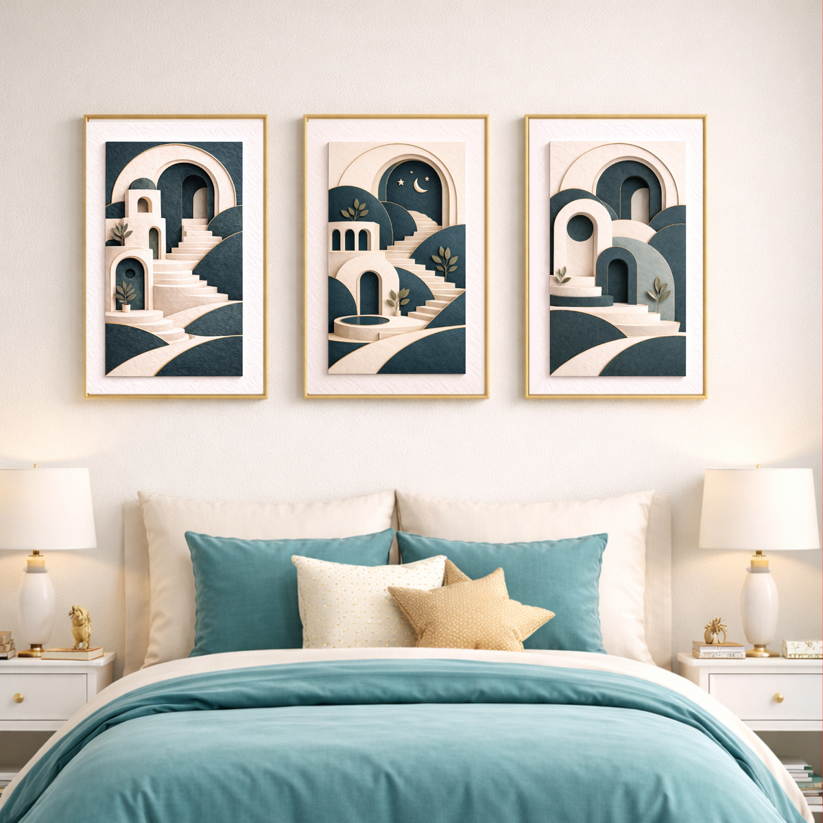 Teal Harmony – Full Home Wall Art Collection (40 Coordinated Designs)