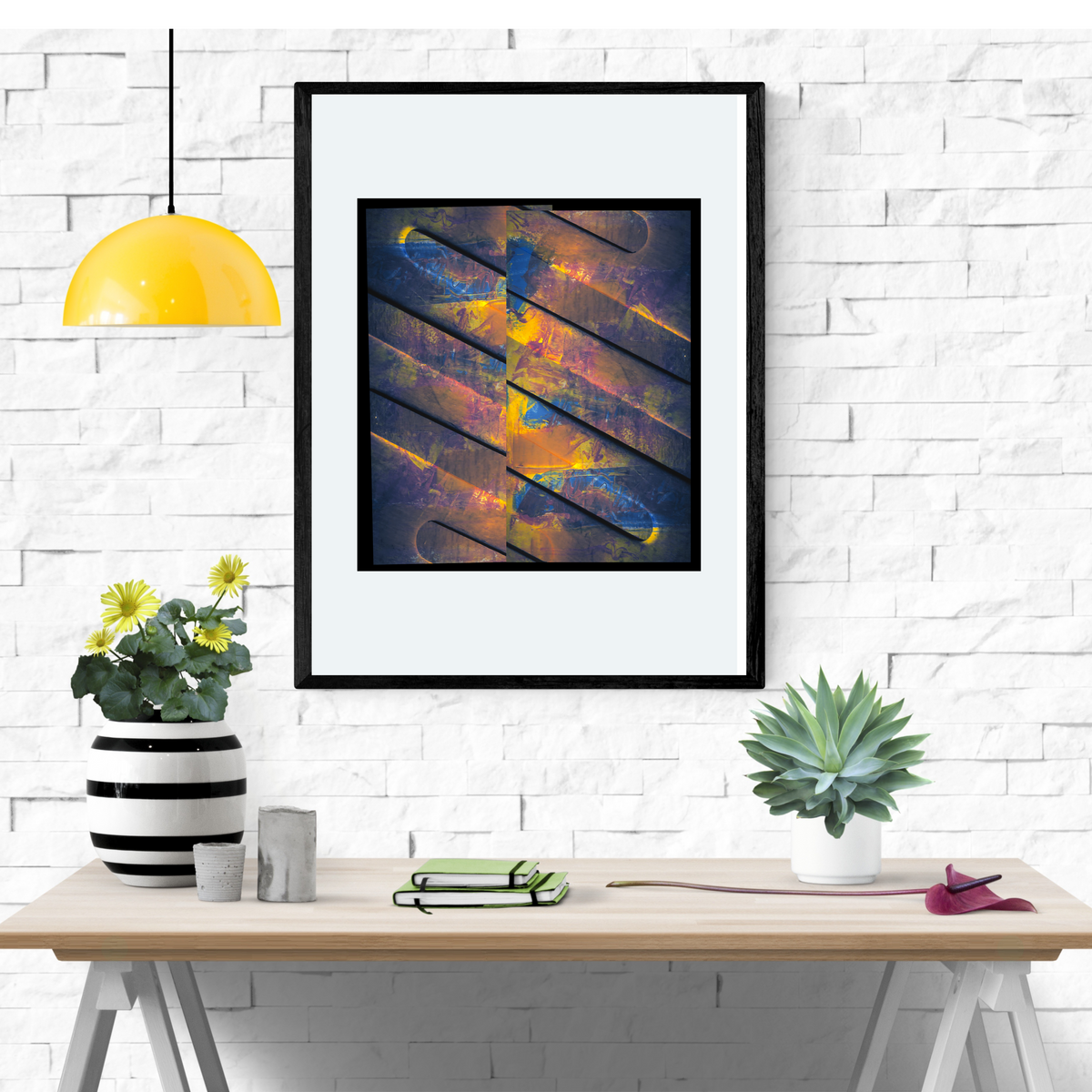 Bold Abstract Wall Art on White – 4 Piece Digital Download Bundle (16x20, 18x24, 24x36 Inches)