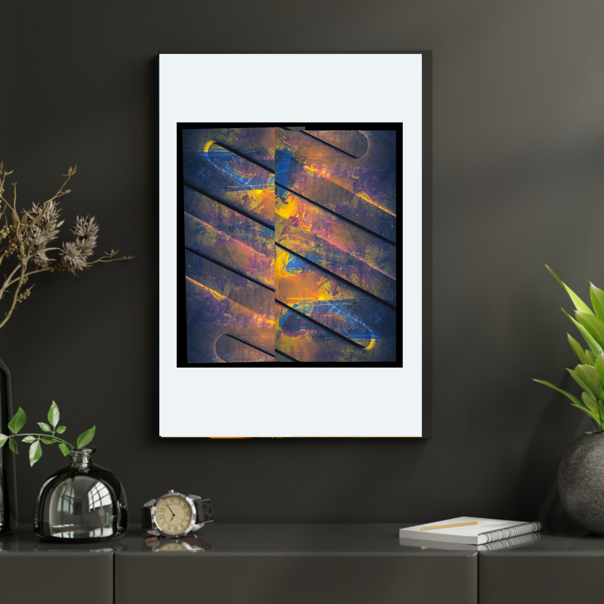 Bold Abstract Wall Art on White – 4 Piece Digital Download Bundle (16x20, 18x24, 24x36 Inches)