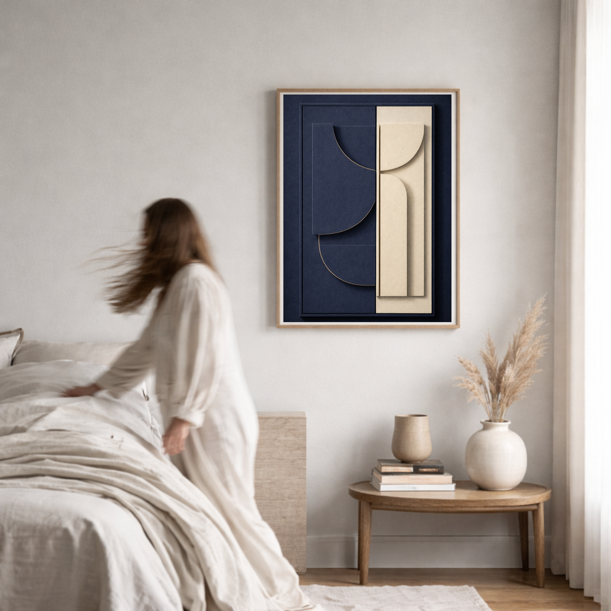 Full House Architectural Wall Art Collection – Deep Blue Edition (40 Coordinated Prints)