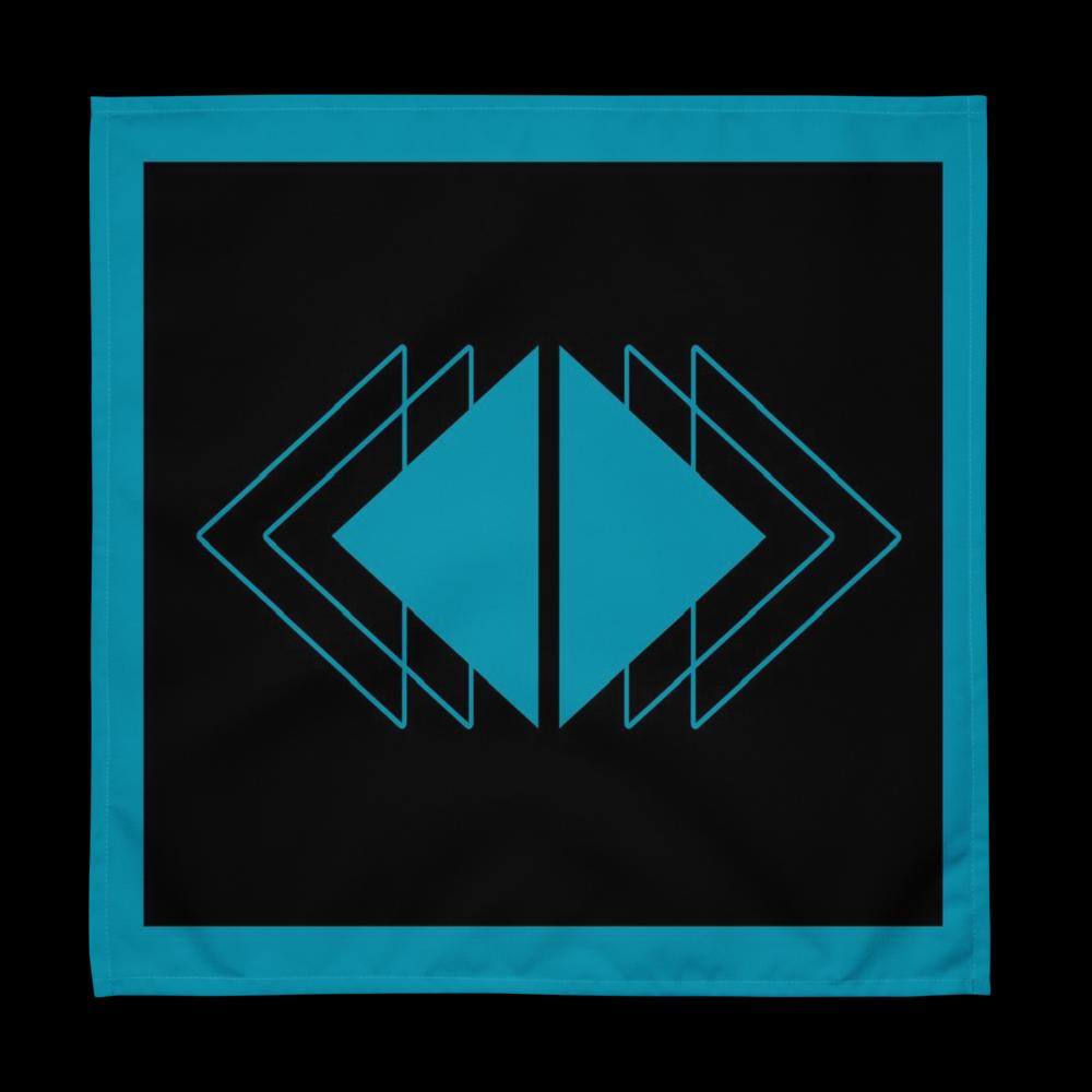 Elegant Black & Blue Cloth Napkin Set (4 Pack, 20x20”) – Reusable Table Napkins for Dinner Parties & Home Décor