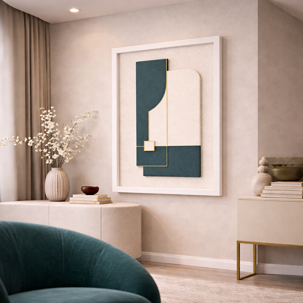 Luxury Sculptural Wall Art System – 40-Piece Architectural Abstract Print Collection for Homes, Hotels, Offices, Airbnb, Restaurants & More