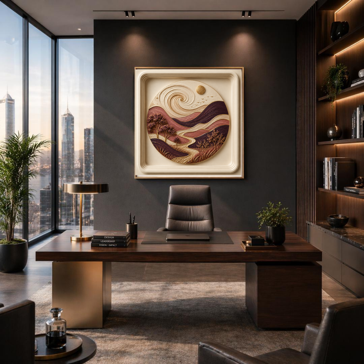 Set of 10 Sculptural Landscape Sunset Wall Art Prints | Nature-Inspired Abstract Gallery Collection | Instant Download Wall Art for Homes, Hotels, Airbnbs, Offices & Restaurants