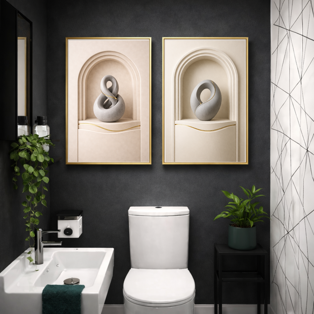 40-Piece Premium Abstract Wall Art Collection – Modern Digital Prints for Homes, Hotels, Offices, Airbnb & Curated Spaces
