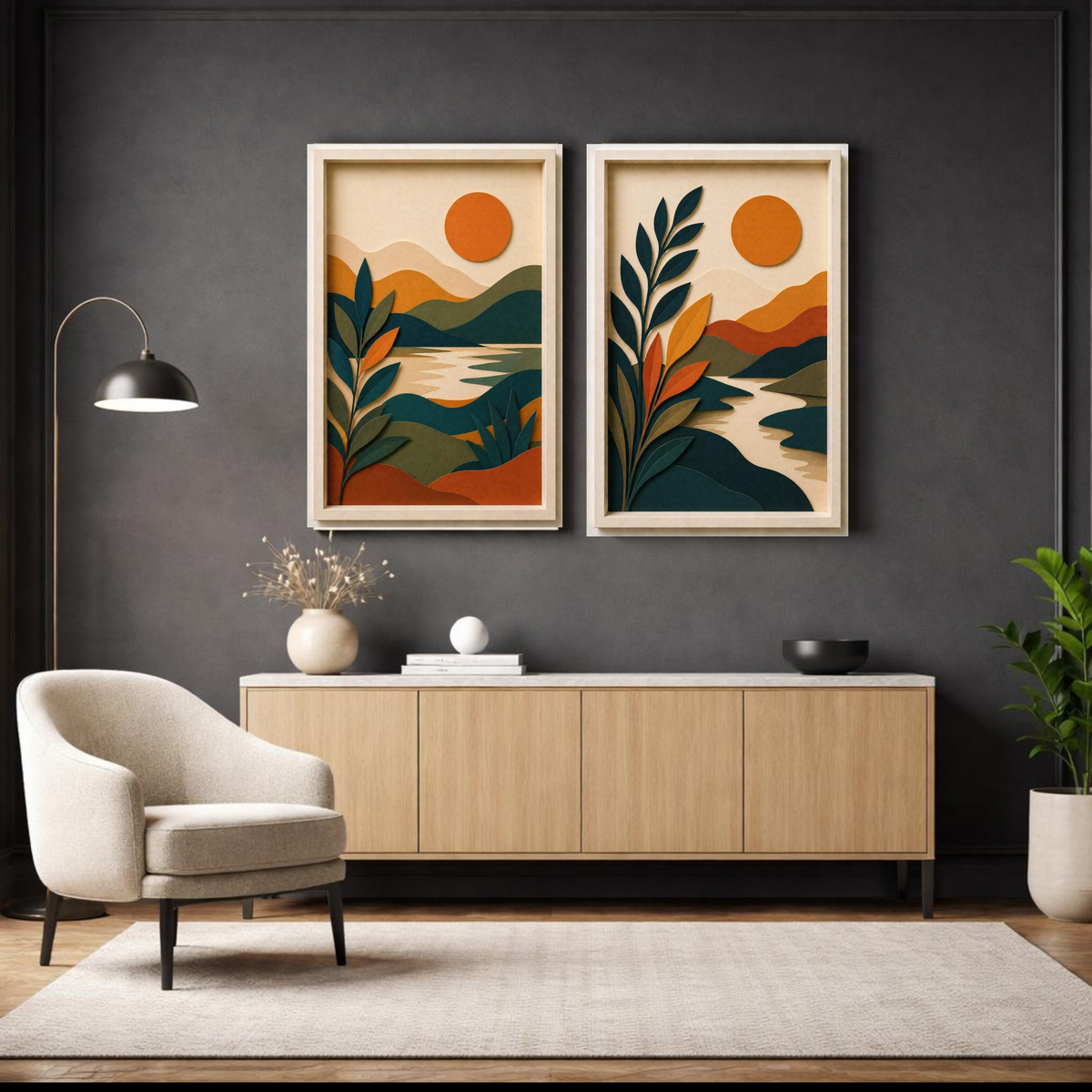 10-Piece Nature-Inspired Wall Art Bundle | Sunset & Coastal Printable Gallery Set | Instant Digital Download | 10 Printable Artworks | 4 Sizes Included