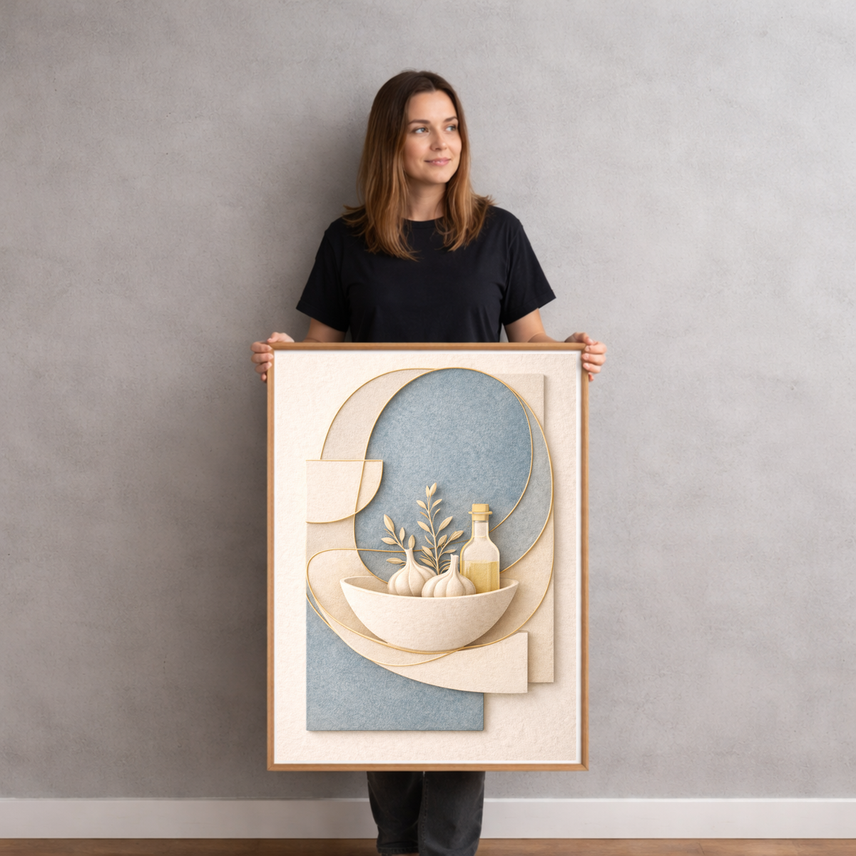 Full House Architectural Wall Art Collection – Light Blue Edition (40 Coordinated Prints)