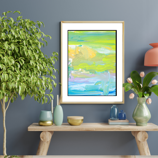 Color-Smeared Sky Abstract Wall Art – 3-Piece Portrait Canvas Set (16x20, 18x24, 24x36 in)