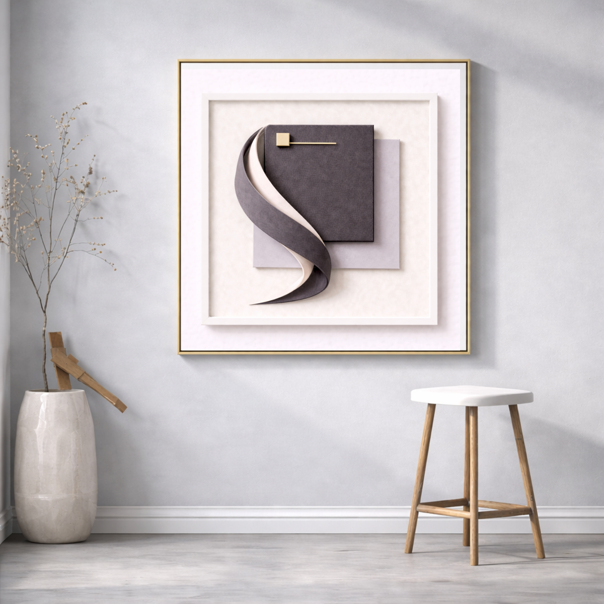 Luxury Sculptural Wall Art System (40-Piece Collection) – Cohesive Abstract Digital Download for Homes, Hotels, Airbnbs,         Offices & More