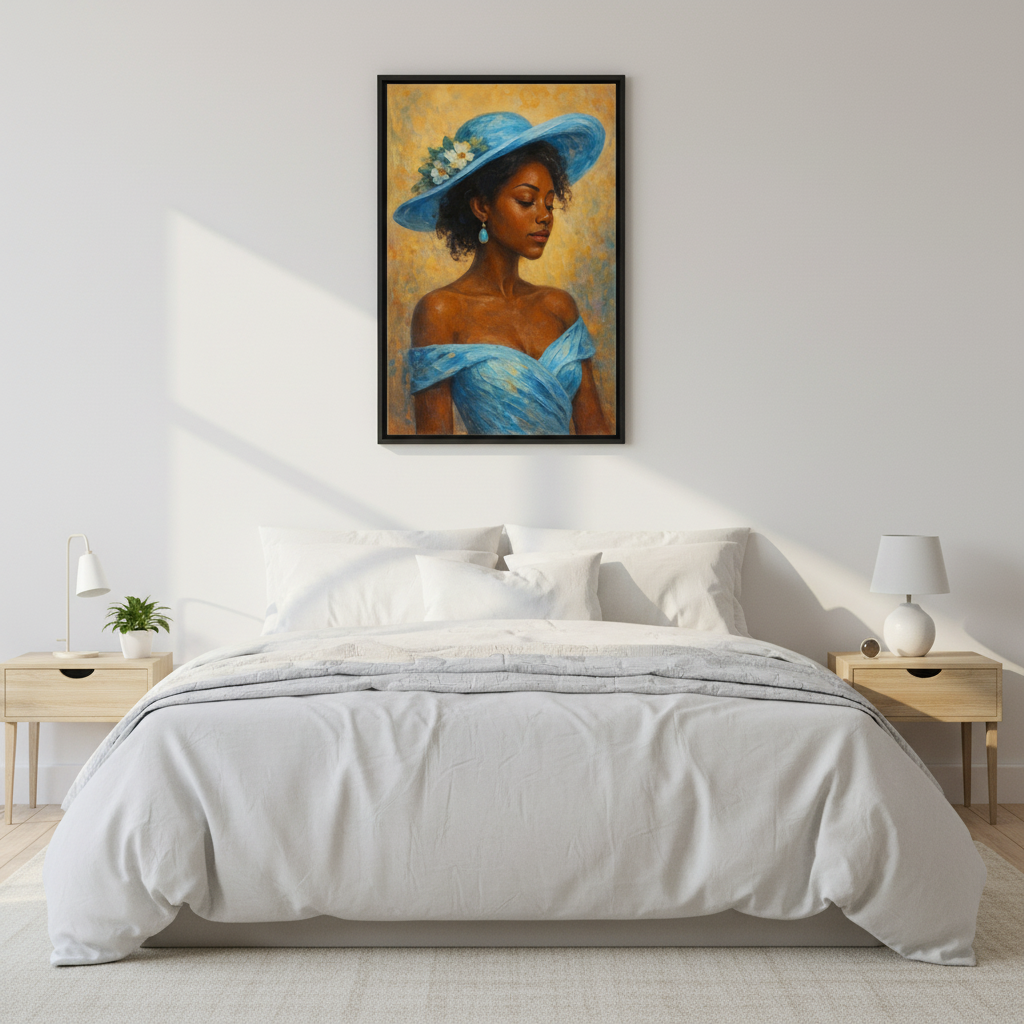 Blue and Beige Abstract Wall Art – 2-Piece Modern Canvas Set