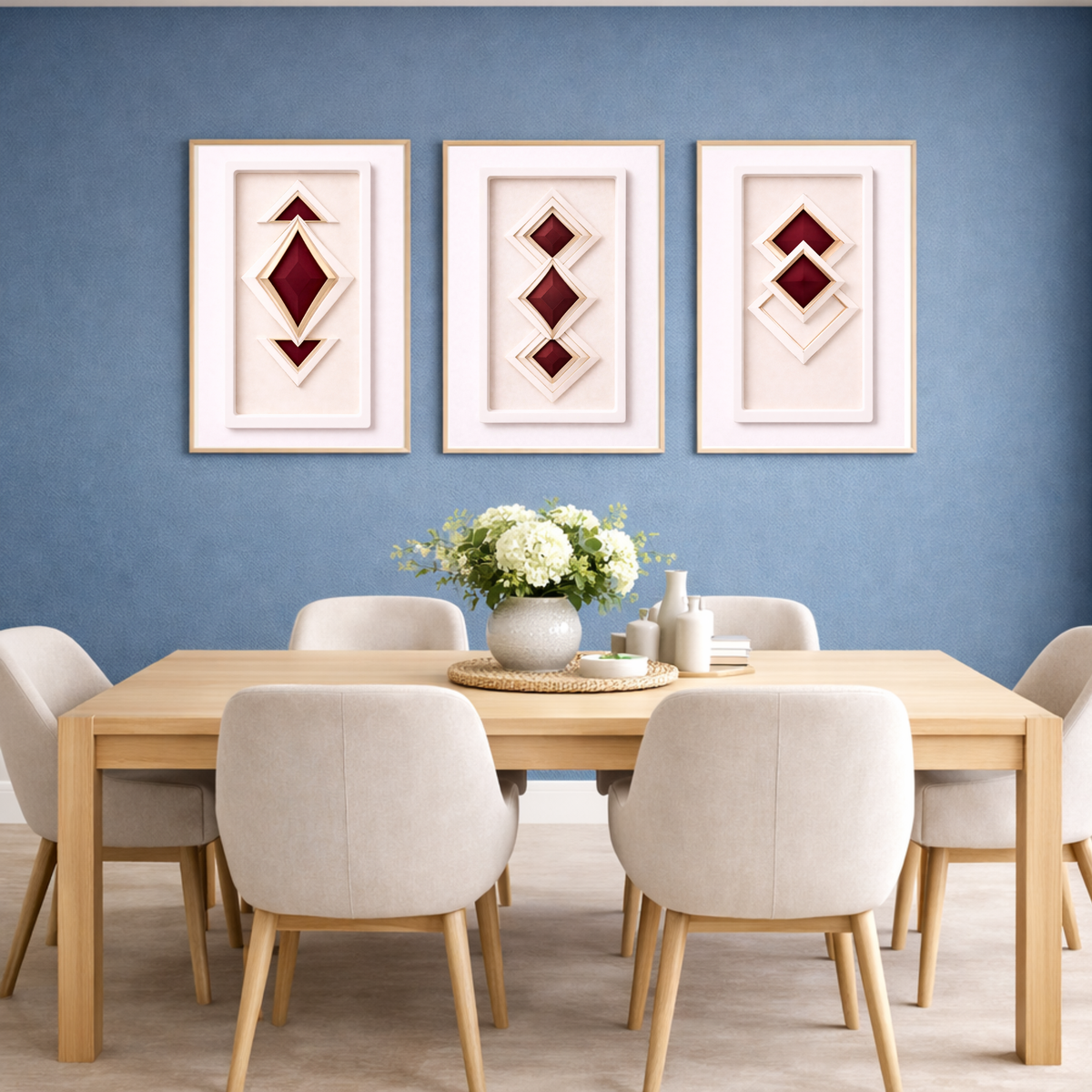 Luxury Sculptural Wall Art System – 40-Piece Architectural Abstract Print Collection for Homes, Hotels, Offices, Airbnb, Restaurants & More