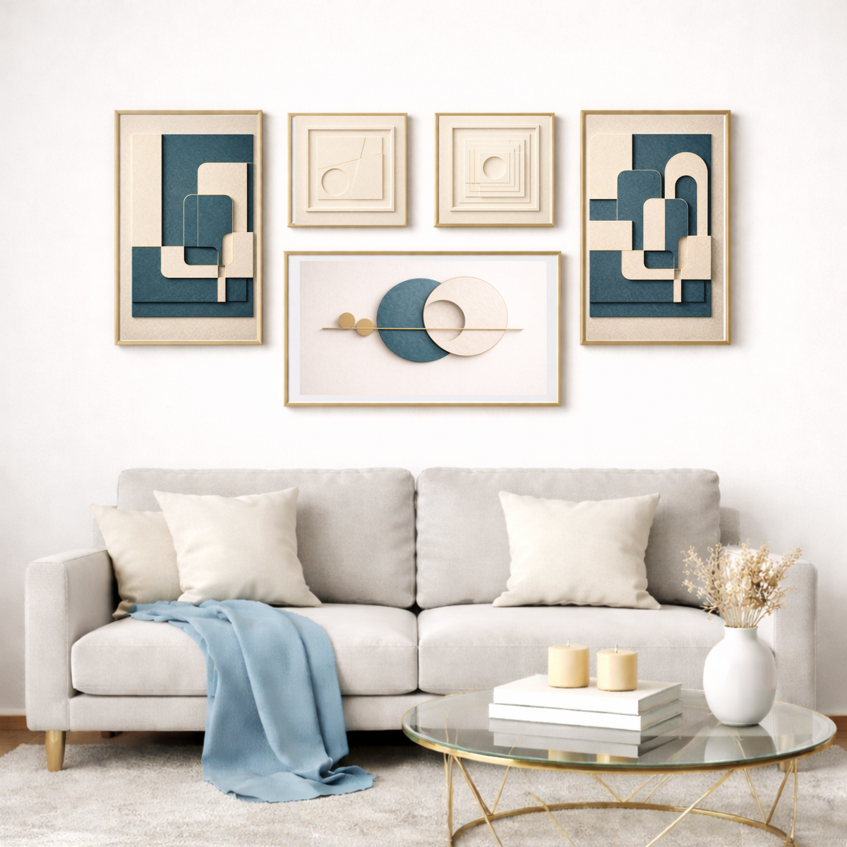 Teal Harmony – Full Home Wall Art Collection (40 Coordinated Designs)