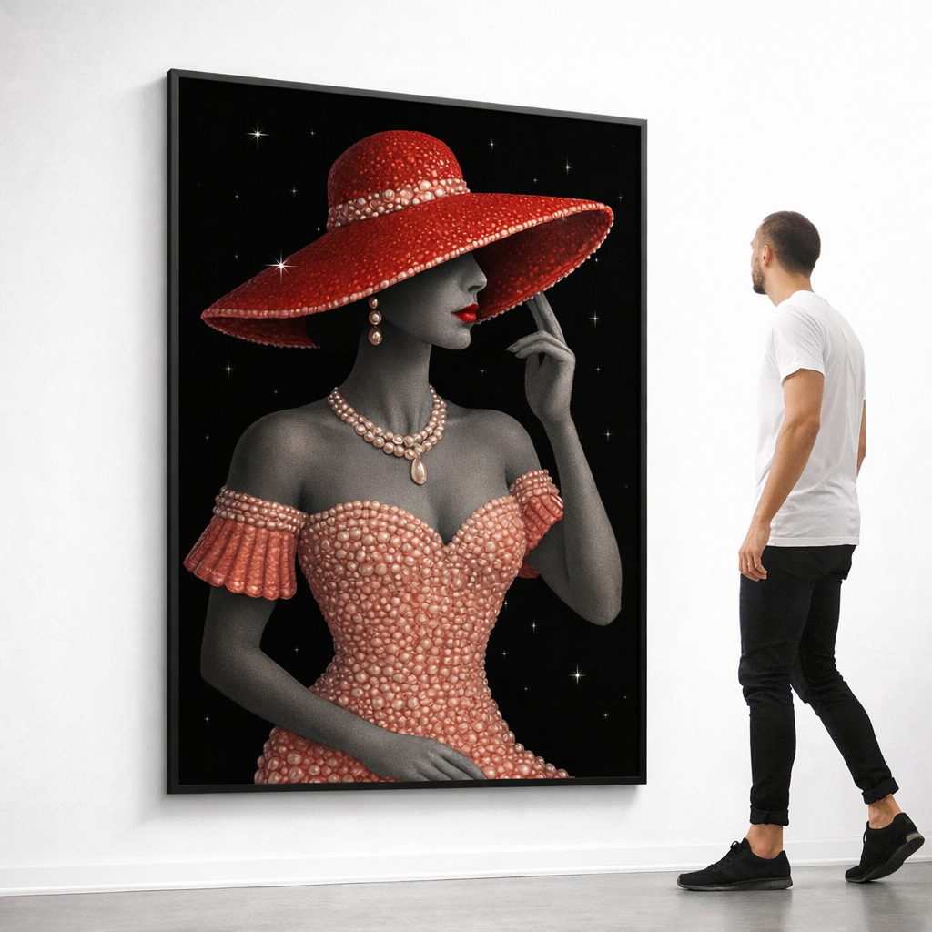 Elegant Pink Fashion Wall Art Set of 3 – Luxury Feminine Portrait Prints, Vintage Glam Decor, Digital Download