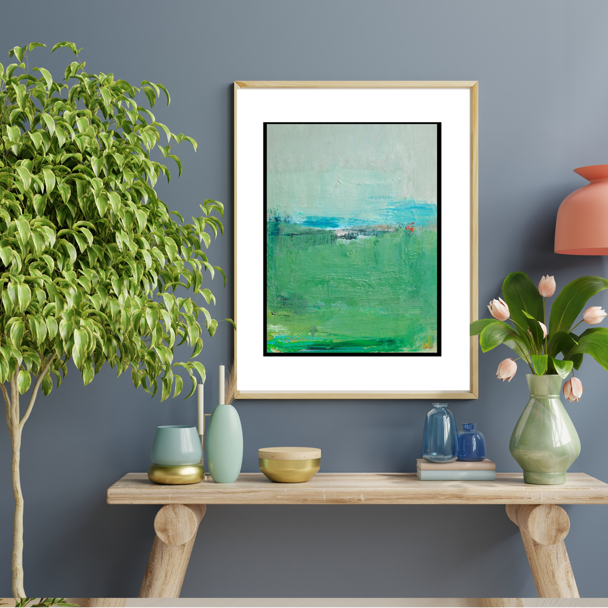 Color-Smeared Sky Abstract Wall Art – 3-Piece Portrait Canvas Set (16x20, 18x24, 24x36 in)