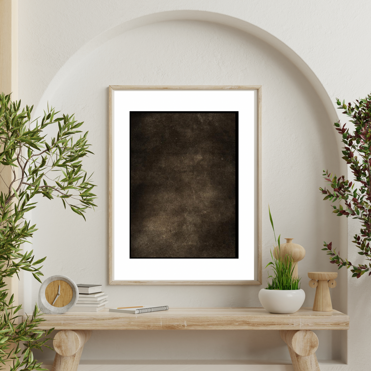 Vintage Earth-Toned Wall Art – 3-Piece Digital Download Set (16x20, 18x24, 24x36 Inches)
