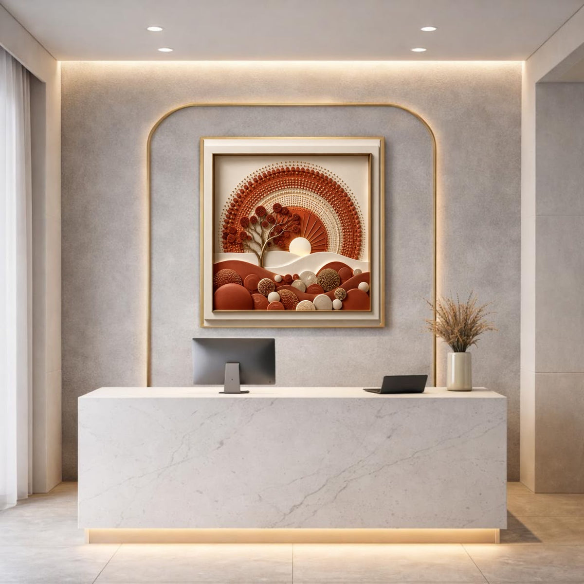 Contemporary Abstract Wall Art Set of 10 | Luxury Sculptural Square Art Collection | Premium Digital Download | 40 Printable Files