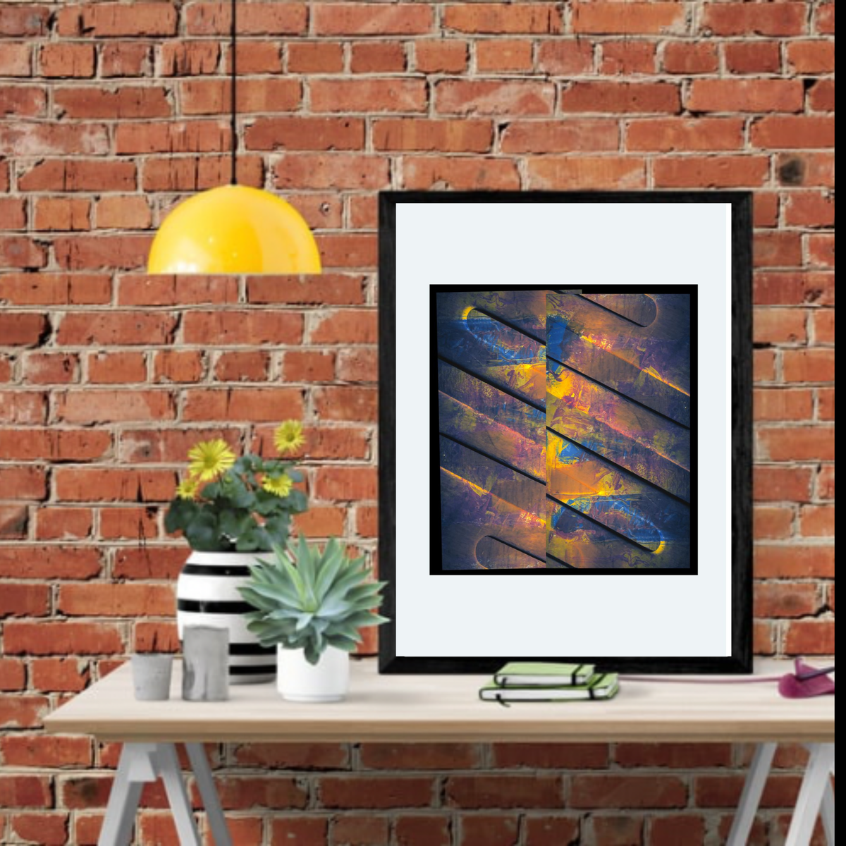 Bold Abstract Wall Art on White – 4 Piece Digital Download Bundle (16x20, 18x24, 24x36 Inches)