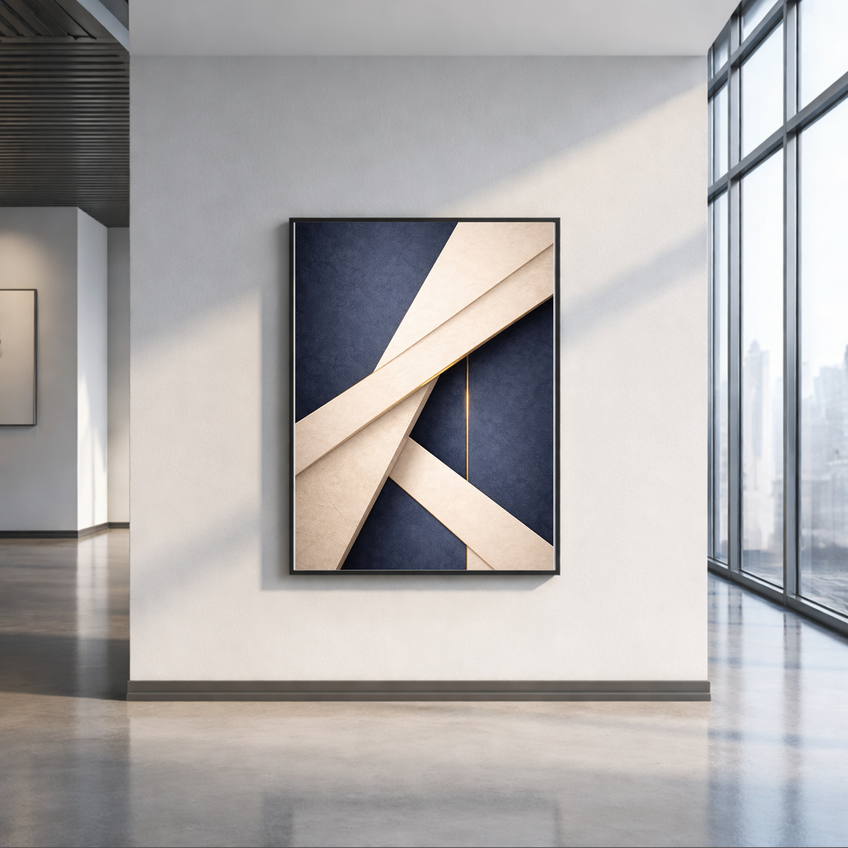 Full House Architectural Wall Art Collection – Deep Blue Edition (40 Coordinated Prints)