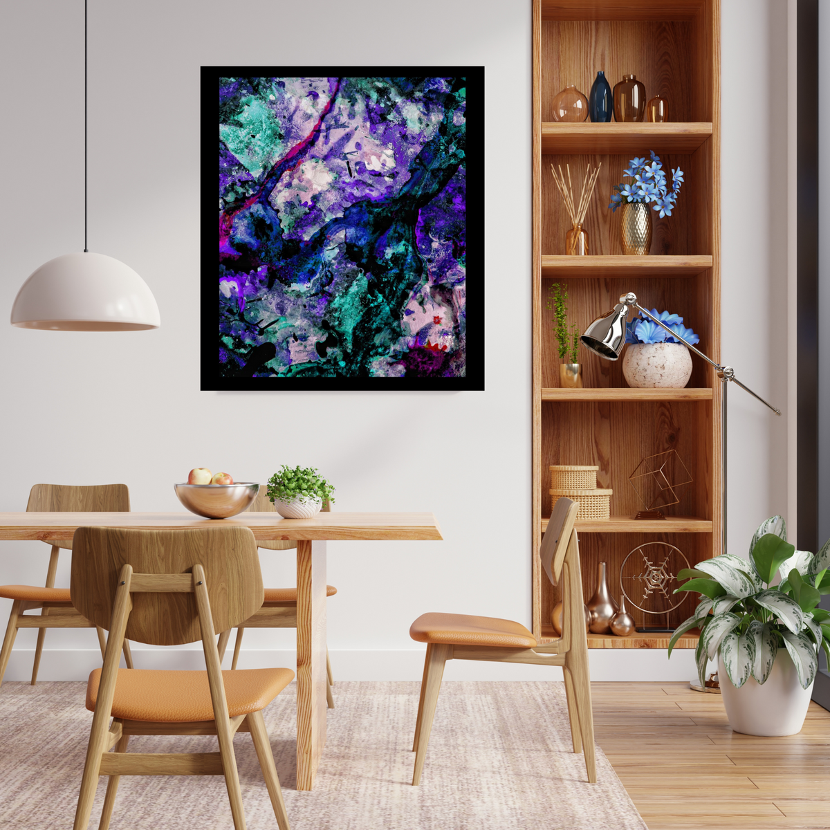 Bold Abstract Portrait Wall Art – 2-Piece Digital Download Bundle (16x20, 18x24, 24x36 Inches)