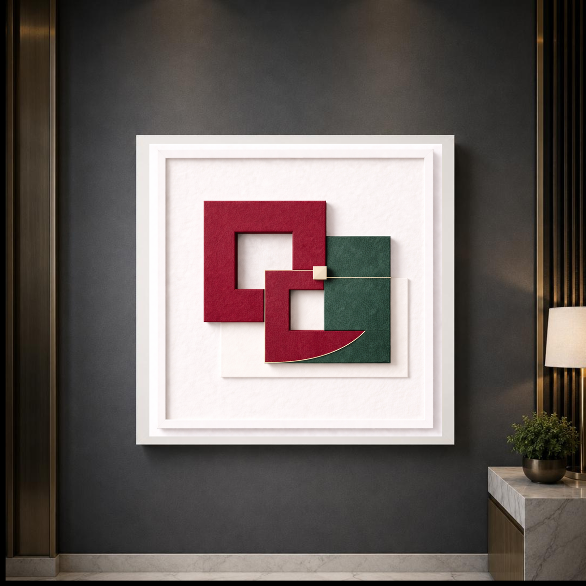 Luxury Abstract Wall Art Collection – Modern Square Digital Prints for Homes, Hotels, Restaurants, Offices & Airbnbs