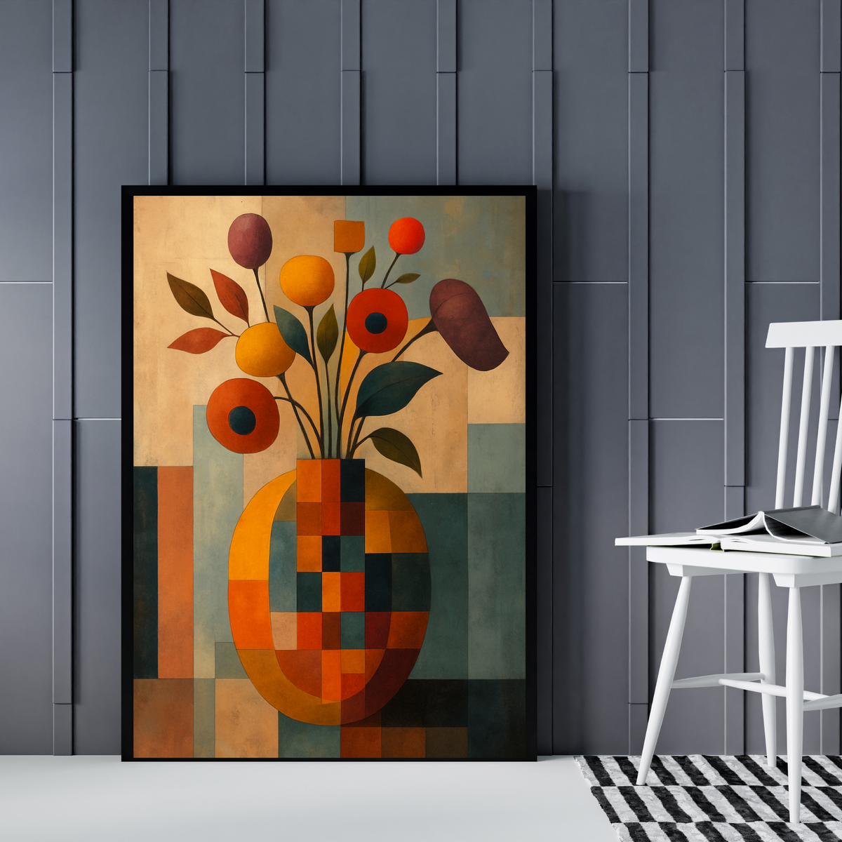Vibrant Botanical Flower Wall Art Set of 3 – Digital Download Prints in Multiple Sizes (16x20, 18x24, 24x36)