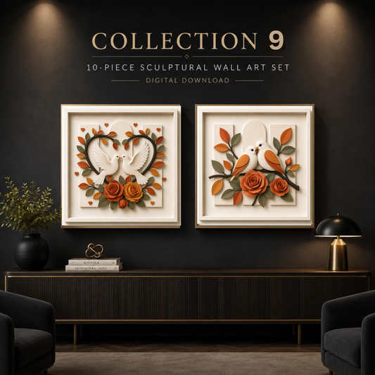 Luxury Bird Wall Art Collection – Elegant Nature-Inspired Digital Prints for Homes, Hotels, Restaurants, Offices & Airbnbs