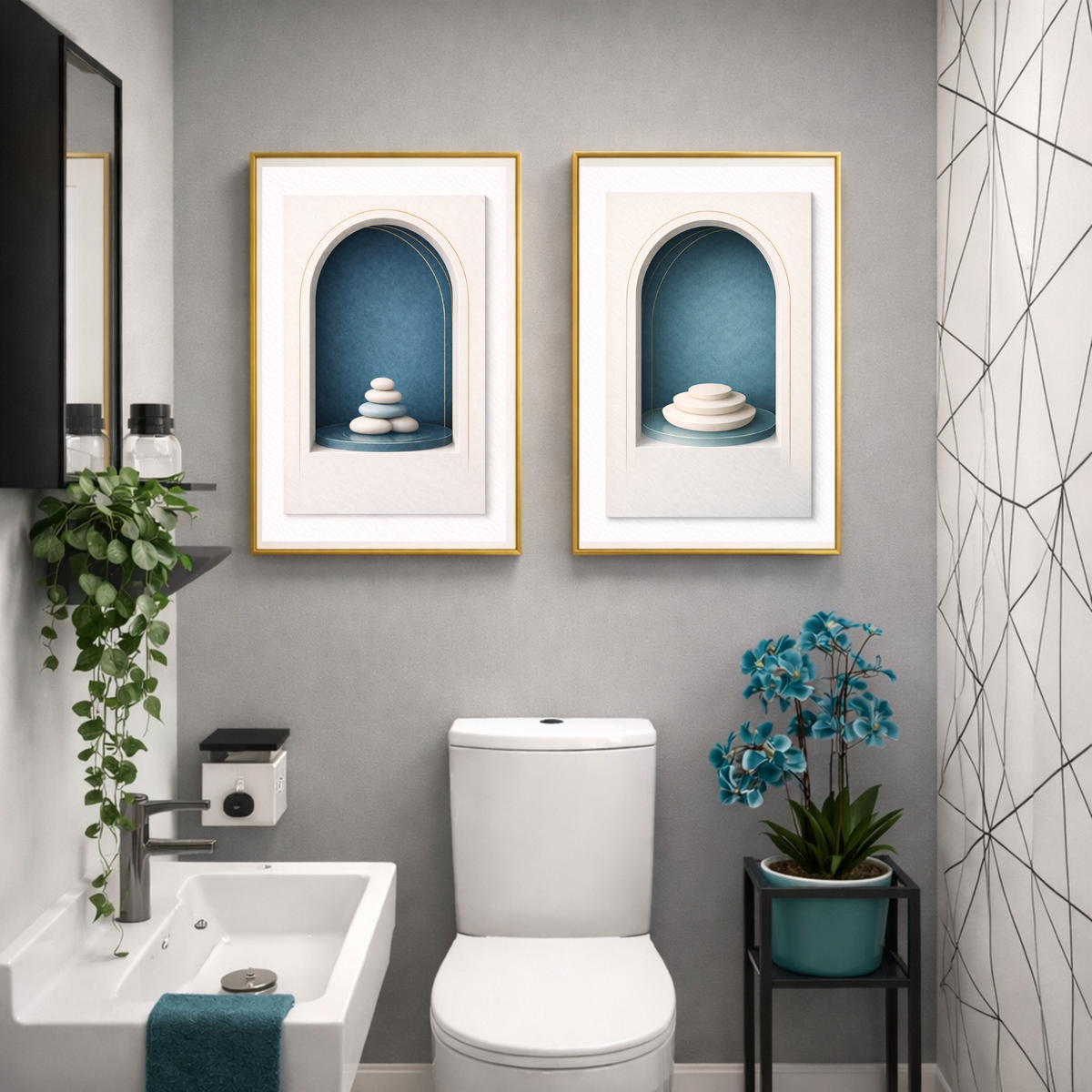 Teal Harmony – Full Home Wall Art Collection (40 Coordinated Designs)