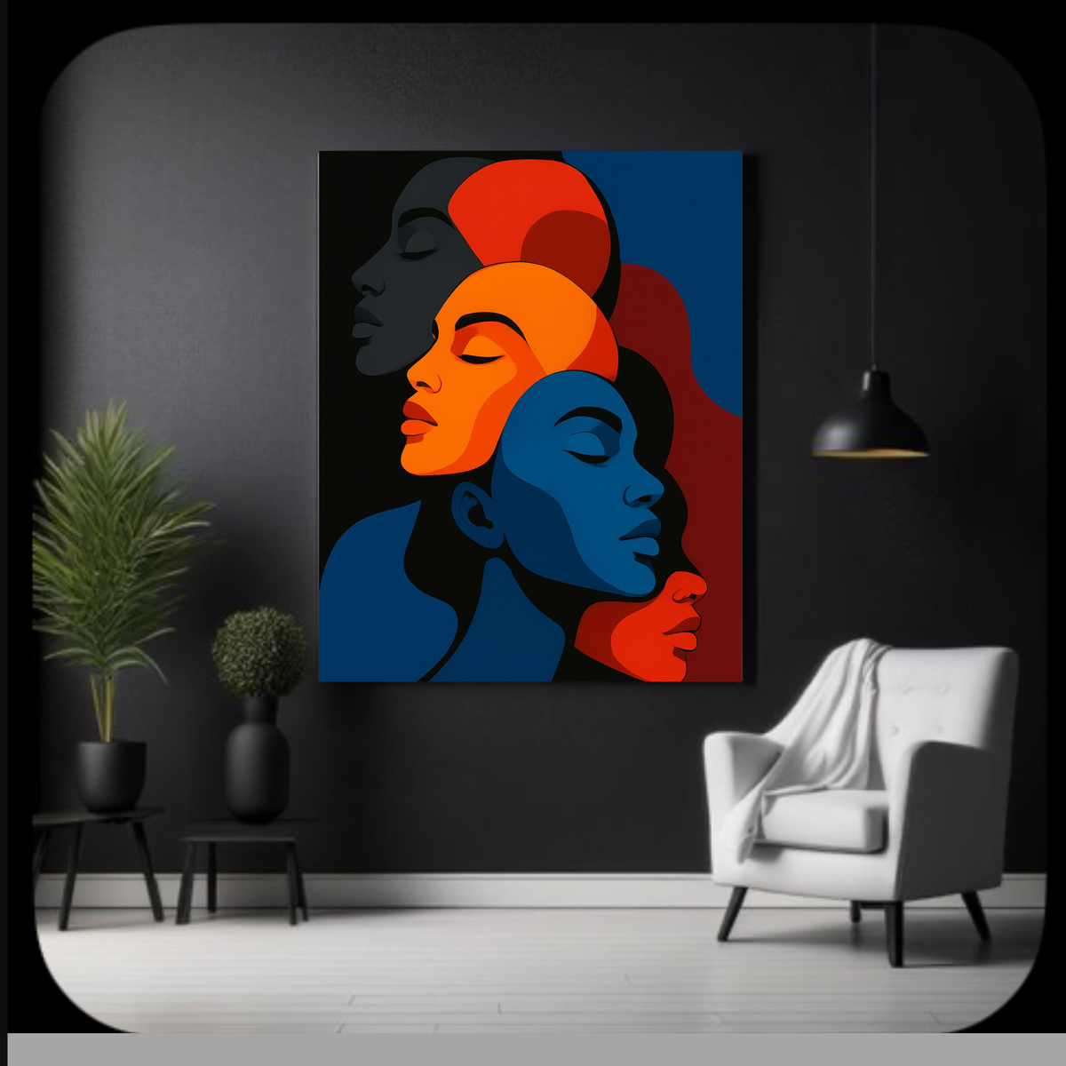 Vibrant Abstract Modern Canvas Art – Bold Colorful Wall Print
