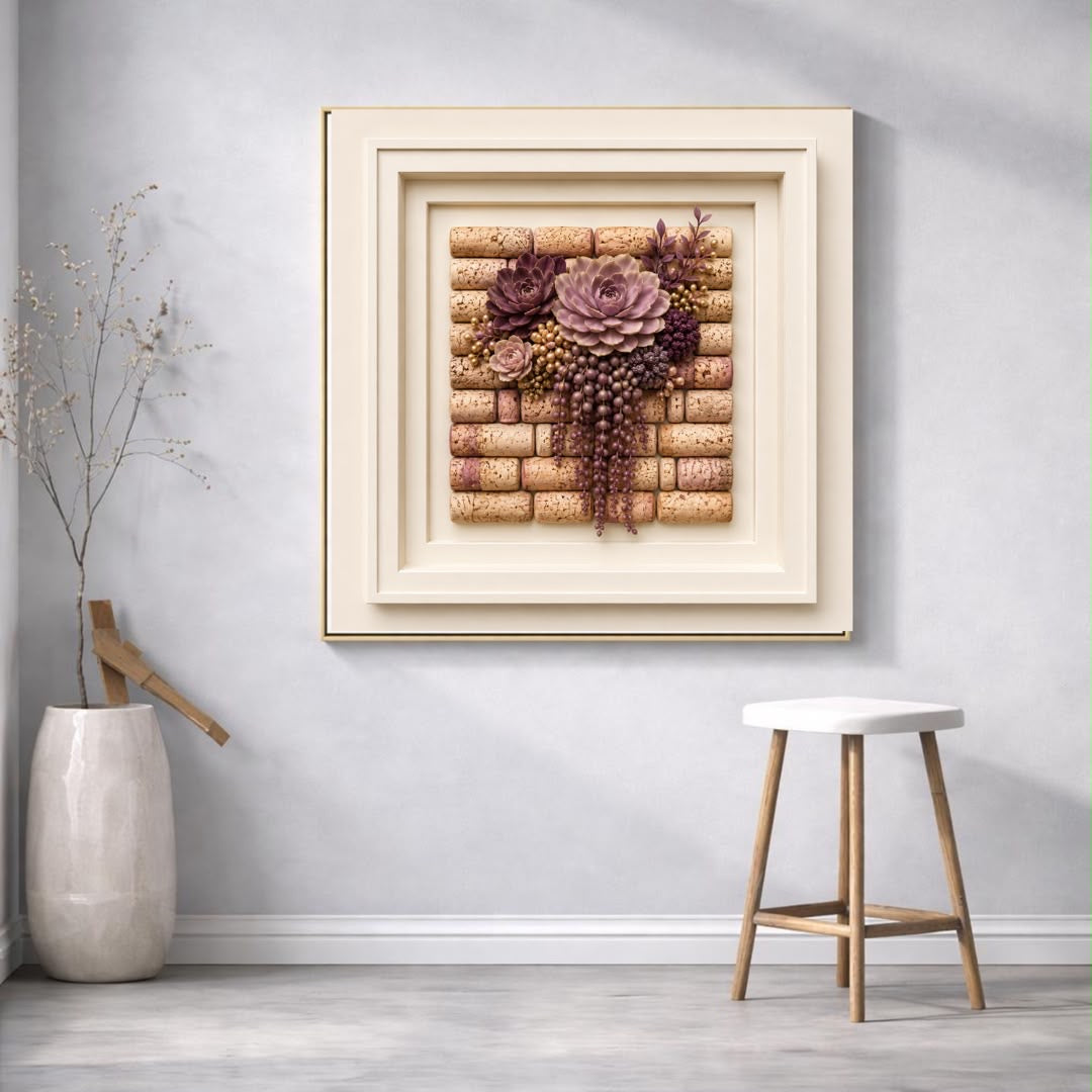 Elegant Sculptural Floral Wall Art Set of 10 | Premium Square Botanical Gallery Collection | Luxury Digital Download | 40 Printable Files