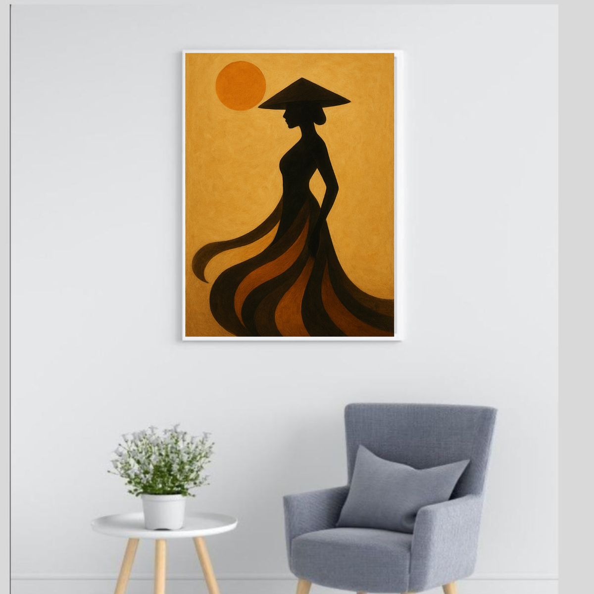 African Inspired Wall Art Set – Modern Printable Decor Bundle (6 Digital Files)