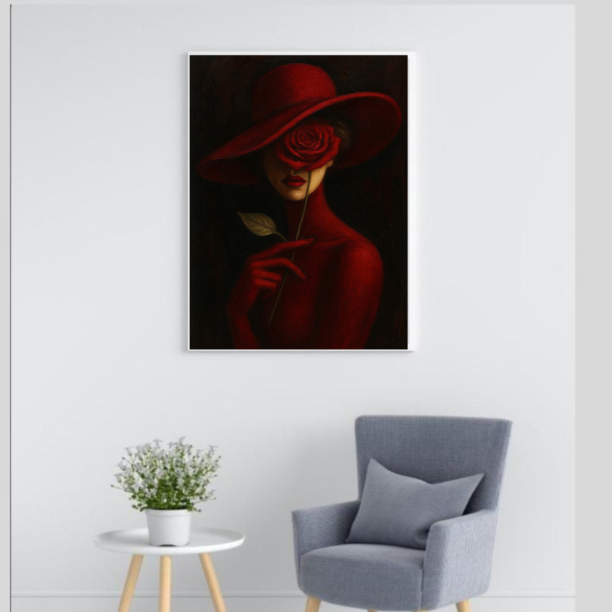 Bold Abstract Portrait Wall Art – 2-Piece Modern Canvas Set
